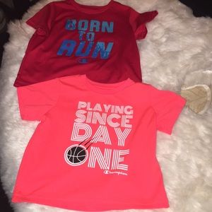 Champion shirts 2 24m